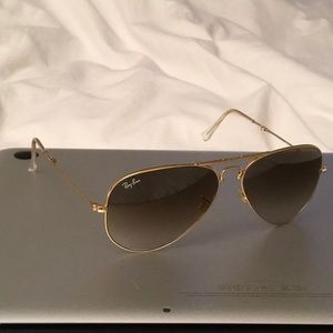 Ray Ban foldable aviator sunglasses
